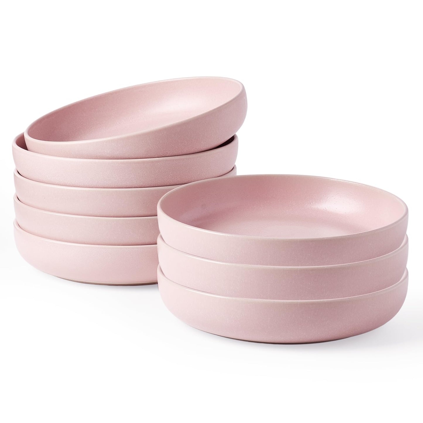 famiware Milkyway 33 oz Bowl Set, Pasta Bowls Set of 4, Salad Bowls Perfect for Your Friend for Housewarming, Thanksgiving, Christmas, White