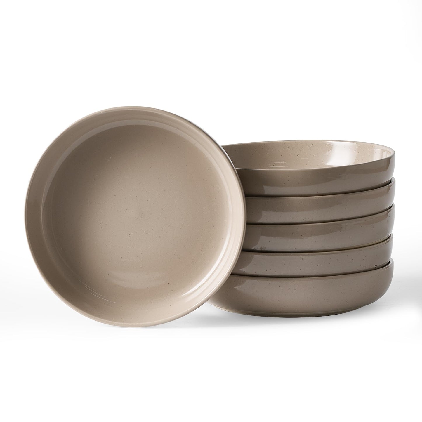 famiware Milkyway 33 oz Bowl Set, Pasta Bowls Set of 4, Salad Bowls Perfect for Your Friend for Housewarming, Thanksgiving, Christmas, White