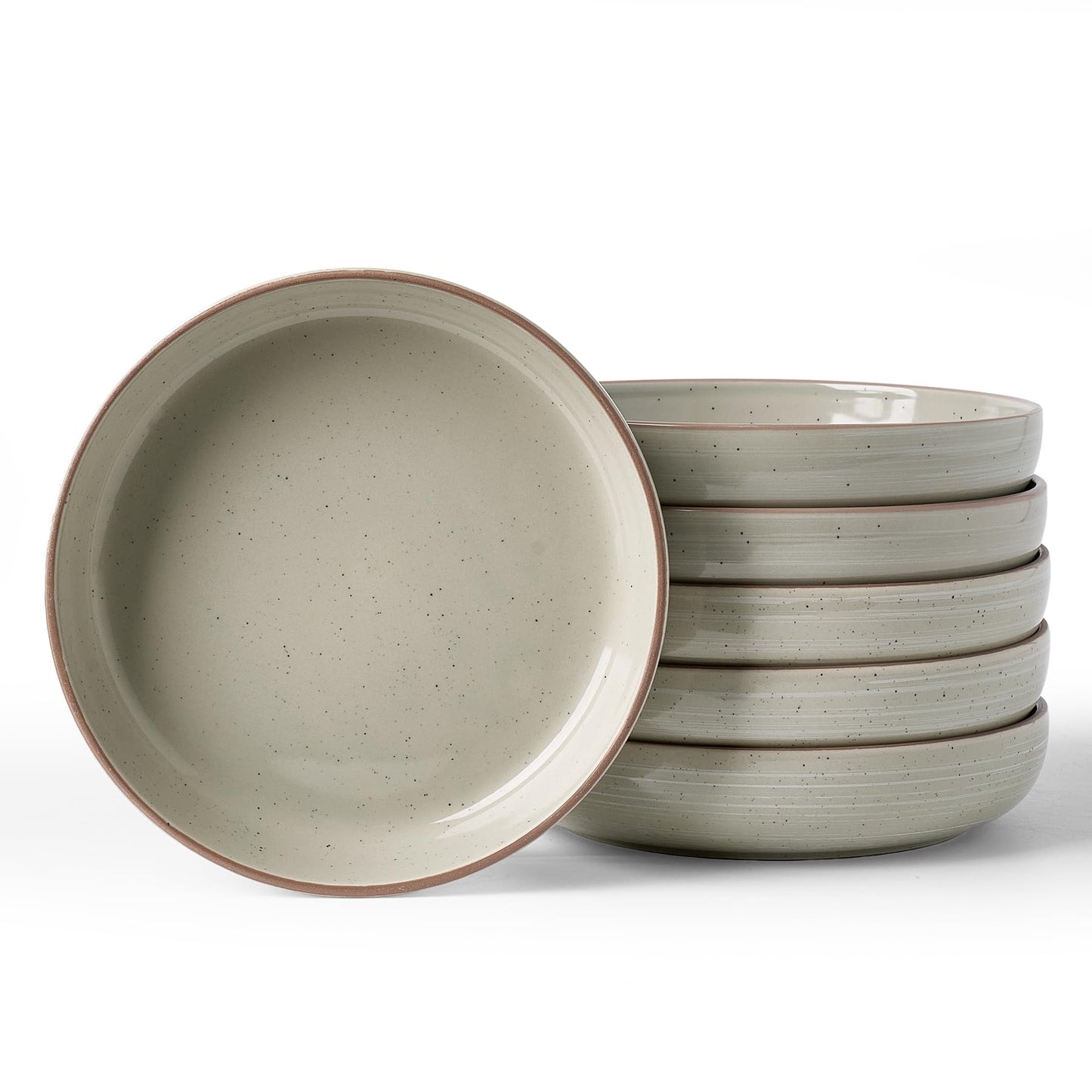 famiware Milkyway 33 oz Bowl Set, Pasta Bowls Set of 4, Salad Bowls Perfect for Your Friend for Housewarming, Thanksgiving, Christmas, White
